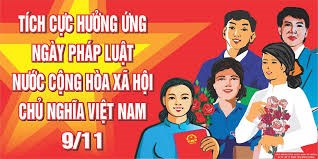 Hoạt động Thư viện trường THCS Phúc Đồng hưởng ứng ngày pháp luật Việt Nam